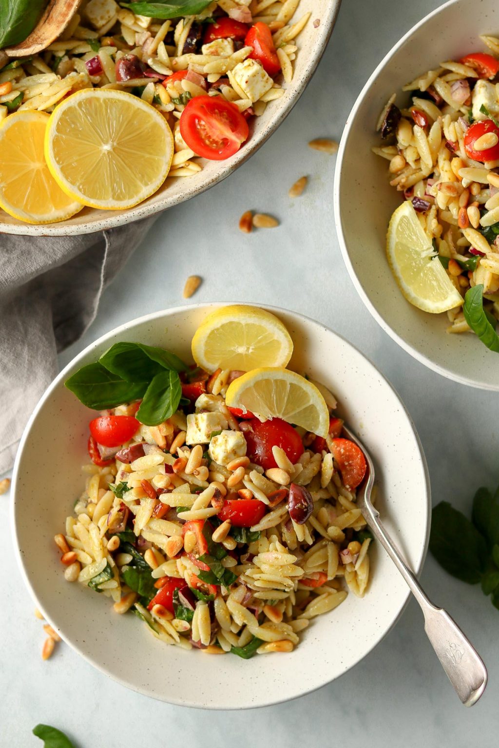 Orzo Pasta Salad with Pesto The Last Food Blog