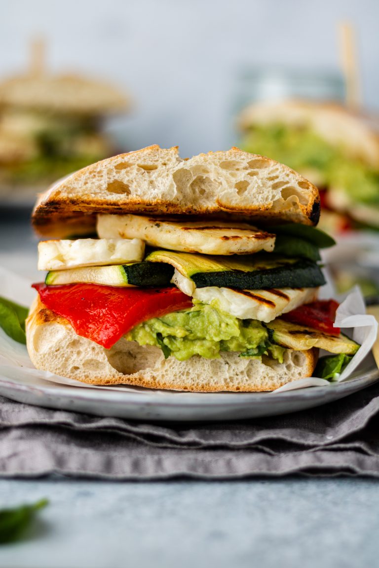Halloumi Sandwich with Grilled Vegetables The Last Food Blog