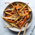 Honey Roasted Carrots and Parsnips