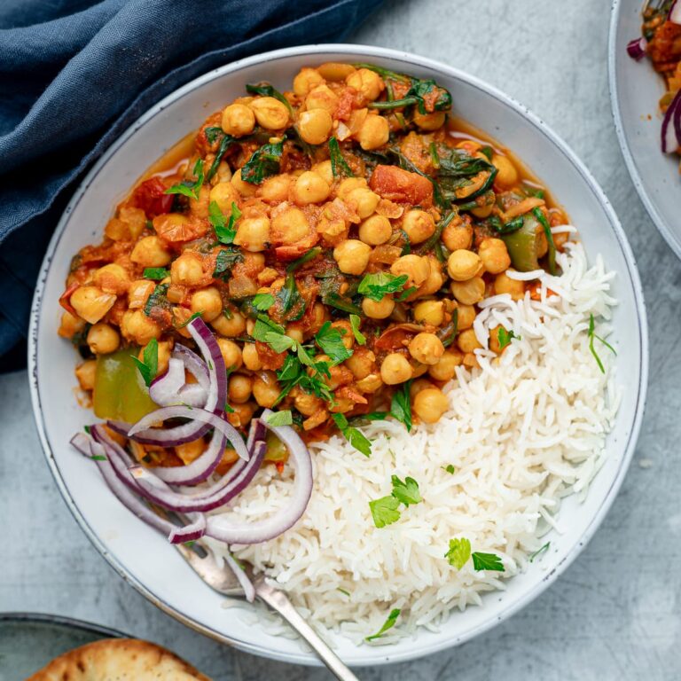 Easy Chickpea and Spinach Curry Recipe